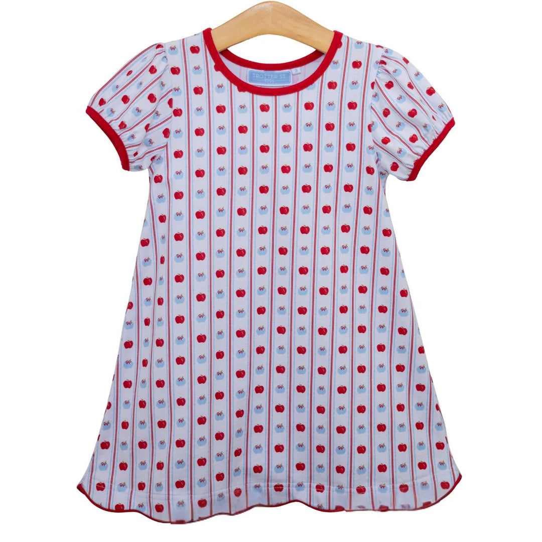 Apple Print Dress