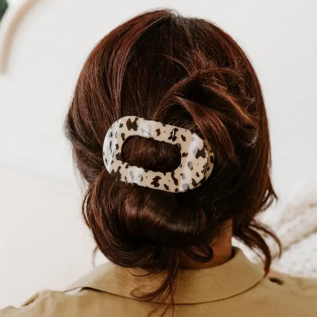 Round Flat Hair Clip Medium