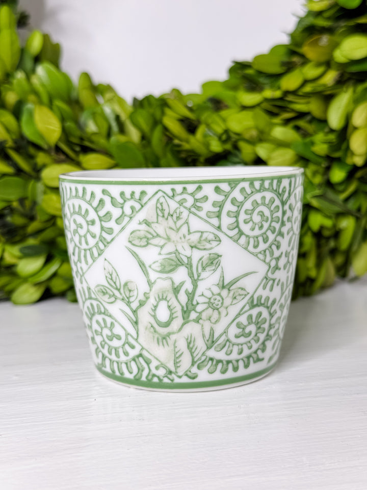 Countryside Green Cachepot