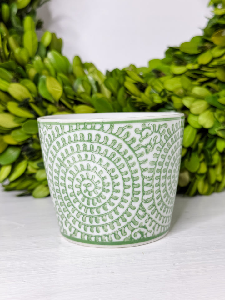 Countryside Green Cachepot