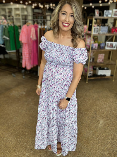 Picking Wild Flowers Maxi Dress