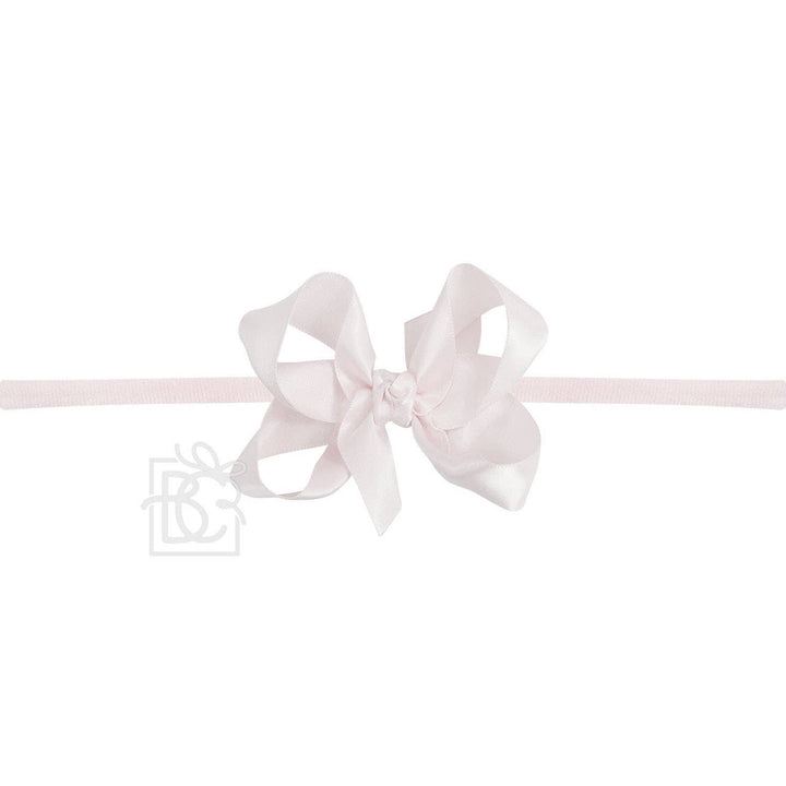 1/4" PANTYHOSE HEADBAND W/SATIN BOW