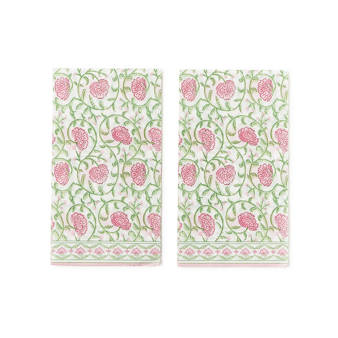 Floral Block Print 3-Ply Paper Dinner Napkin