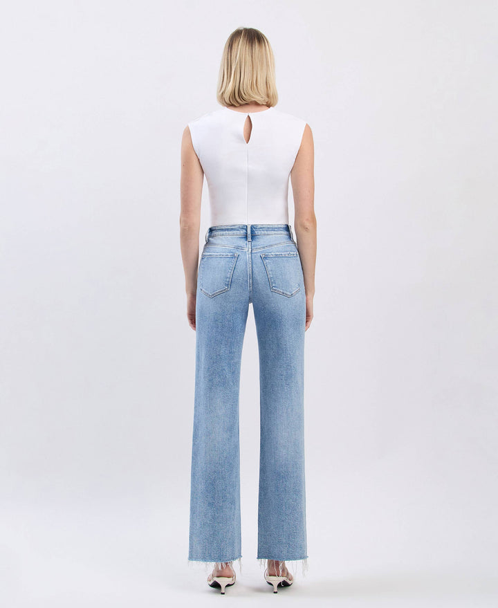 Glorietta High Rise Slim Wide Jeans