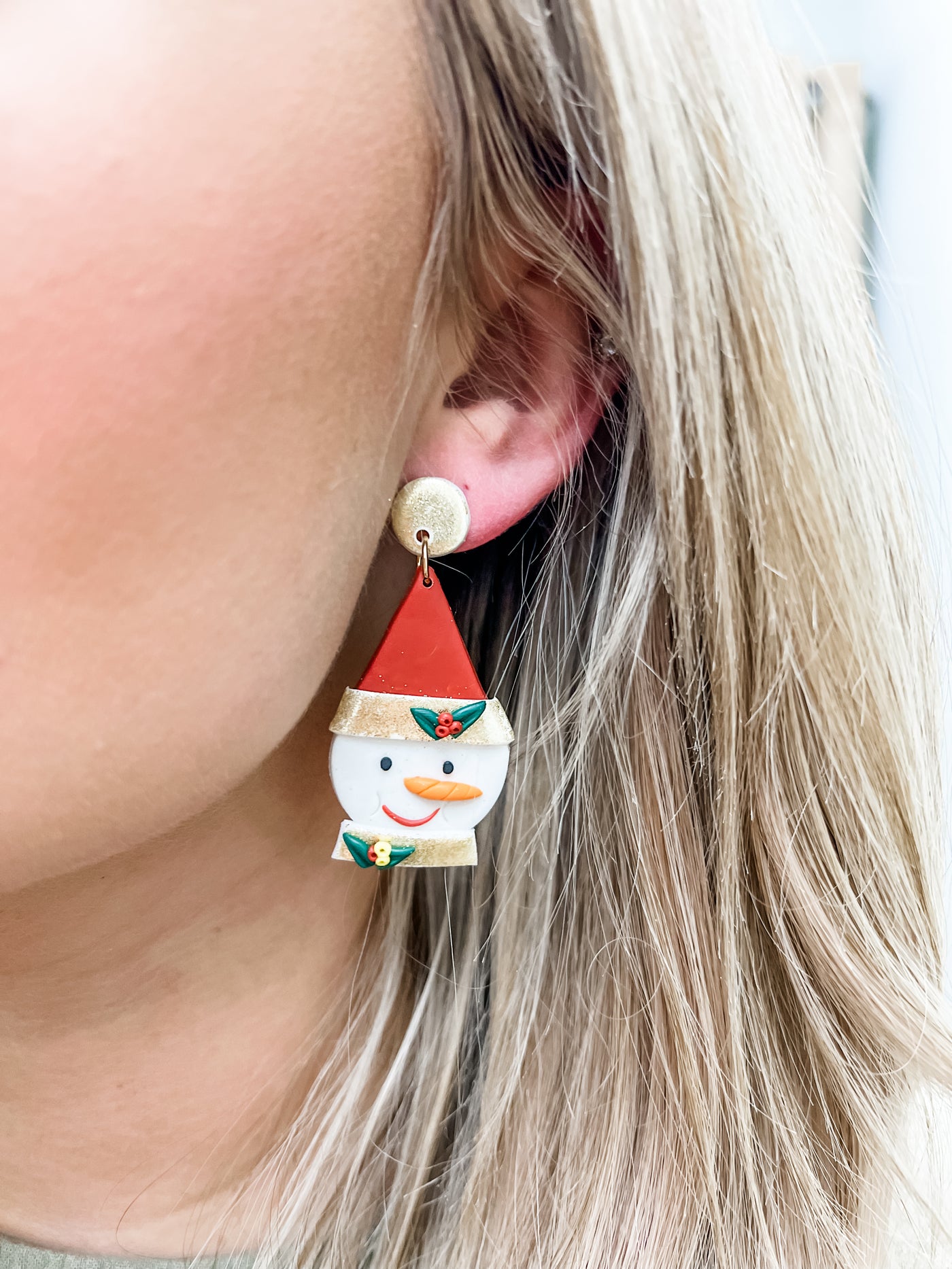 Merry Little Snowmen Earrings