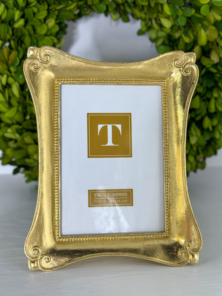 Gold Leaf Photo Frame