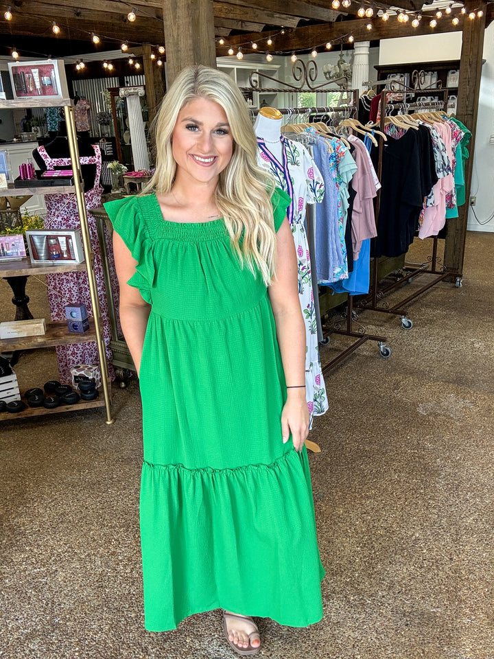 Flutter My Way Maxi Dress