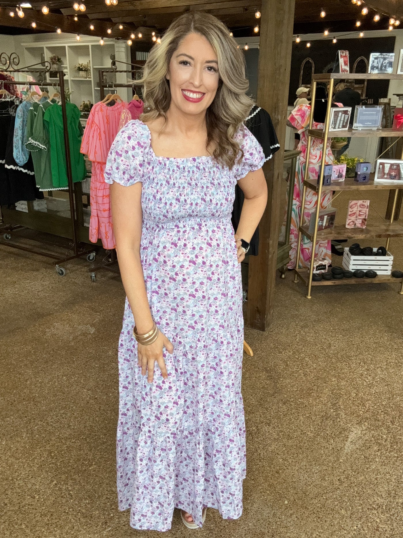 Picking Wild Flowers Maxi Dress