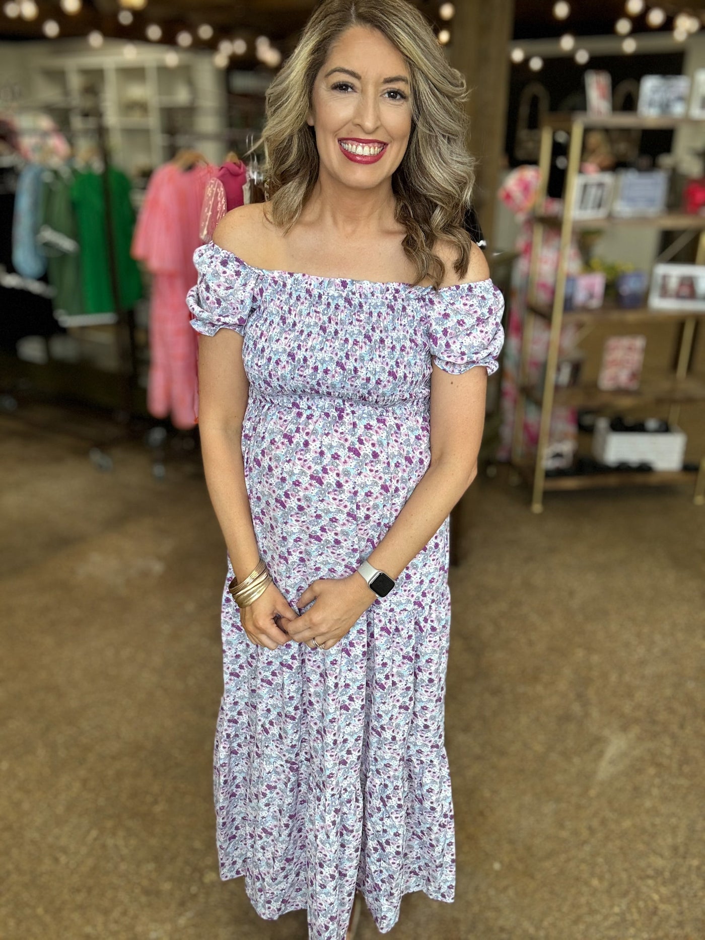 Picking Wild Flowers Maxi Dress