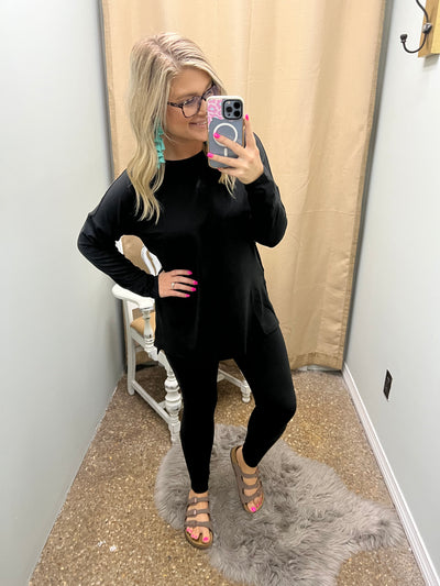 Watch It Play Out Round Neck Set