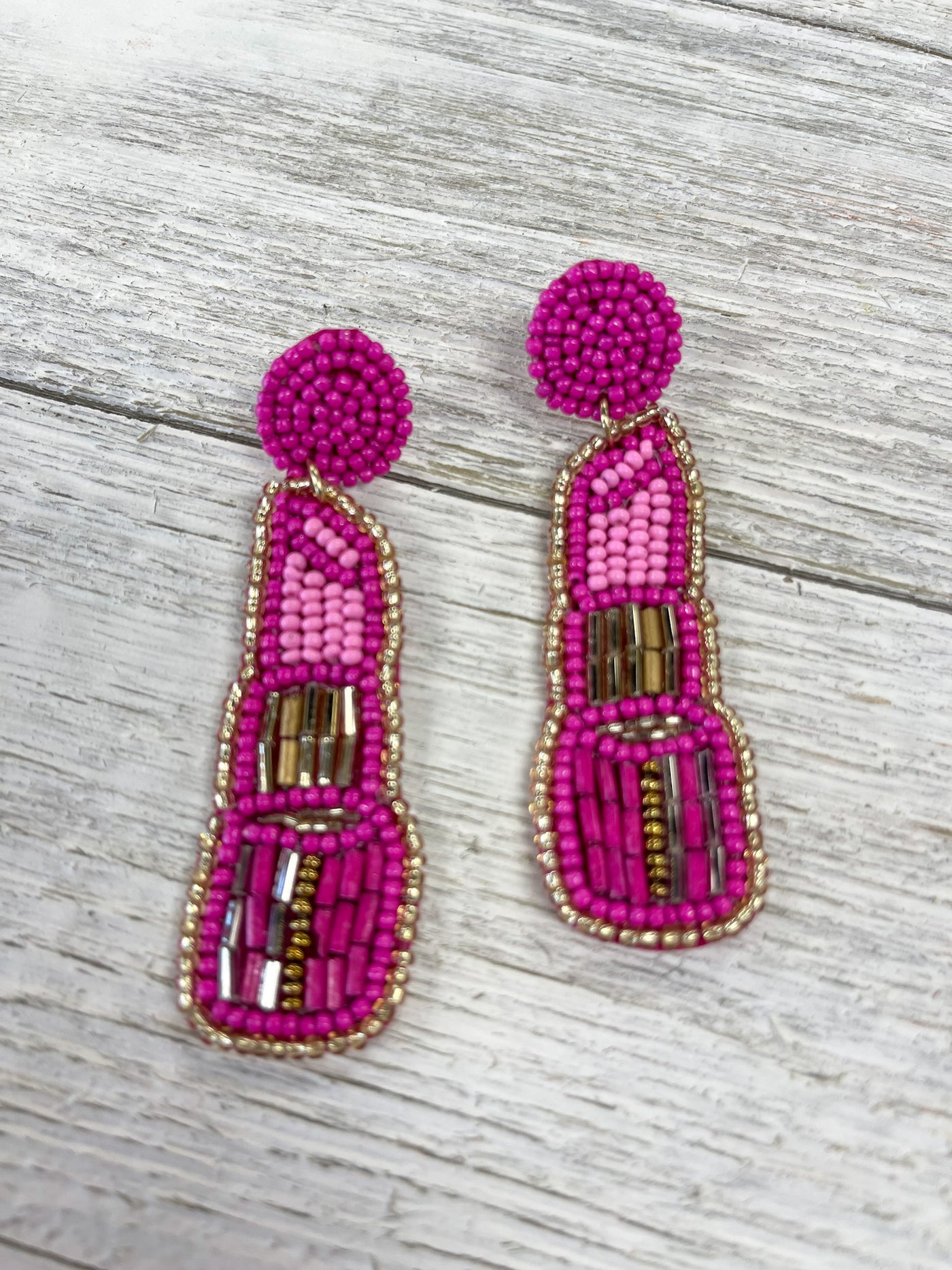 Lipstick Popping Earrings