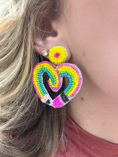 Happy Teacher Earrings