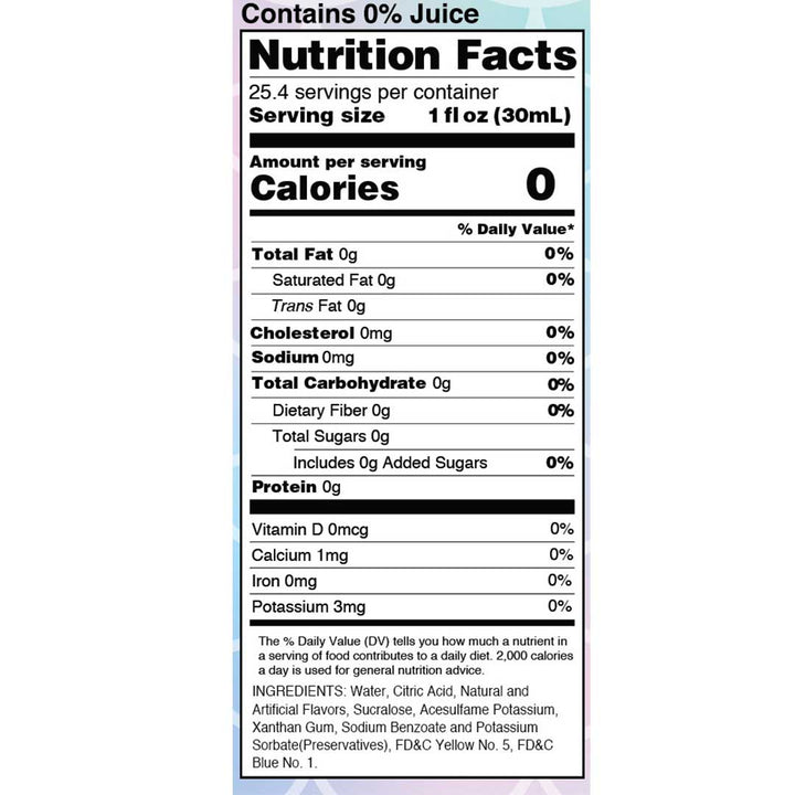 Sugar Free Mermaid Syrup