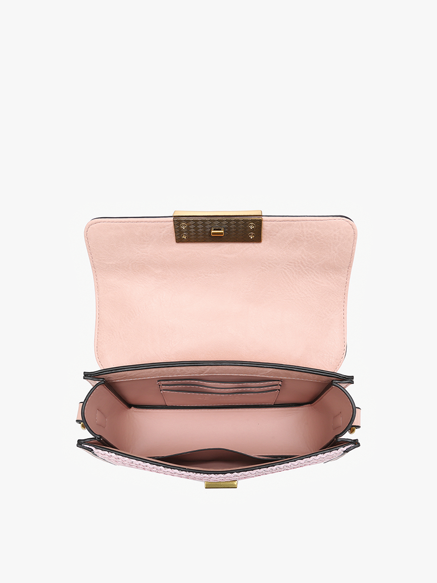 Elizabeth Straw Crossbody Bag