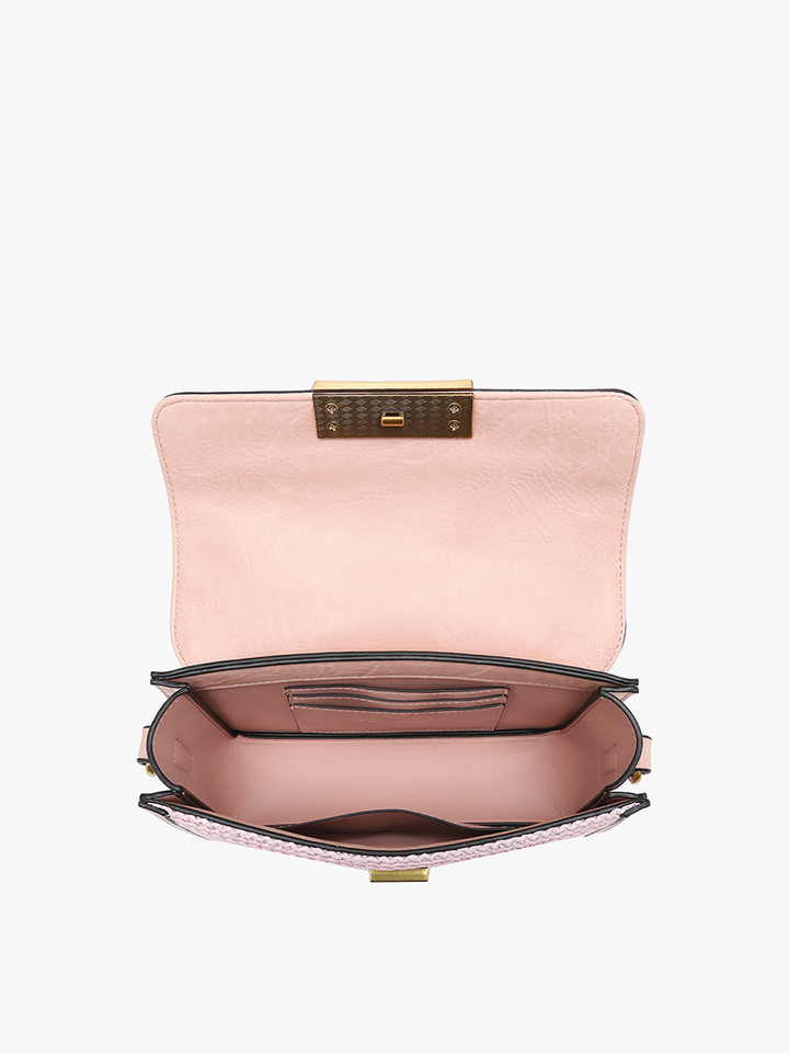Elizabeth Straw Crossbody Bag