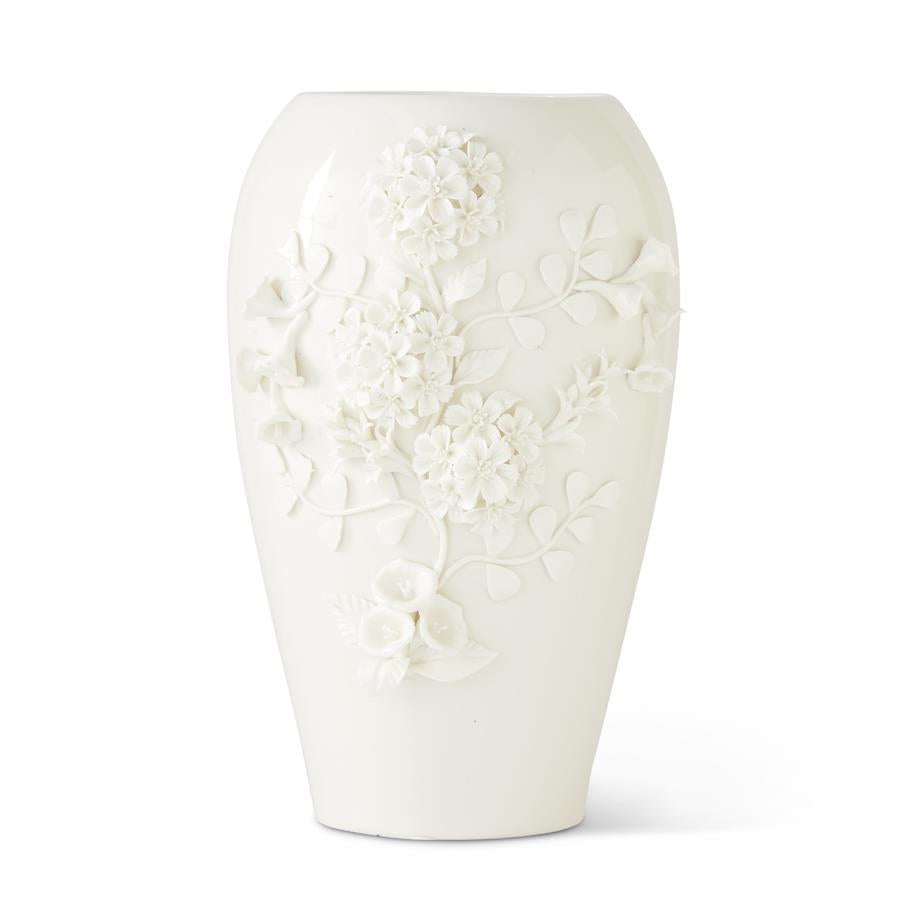 Dianthus Flower Ceramic Vase
