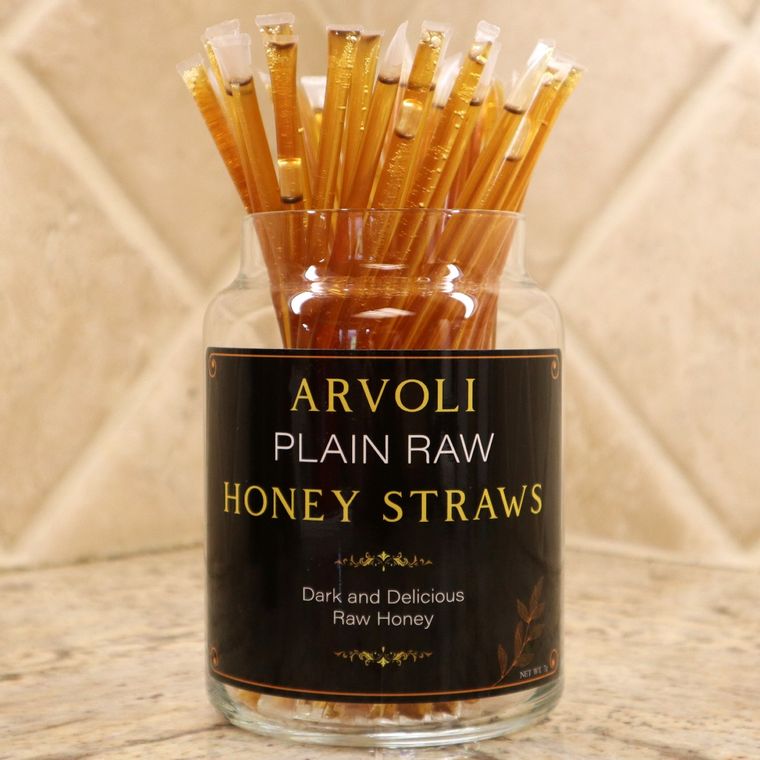 Organic Raw Honey Straw