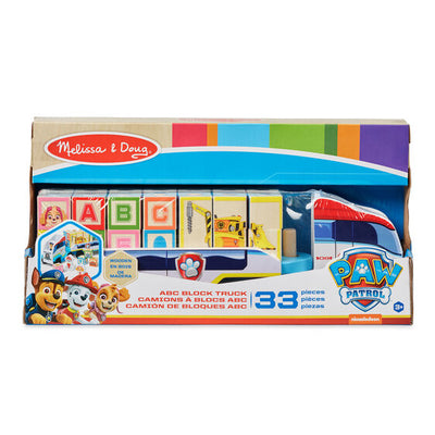 Paw Patrol Wooden ABC Block Truck